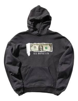 “ALL MONEY IN”graphic logo hoodie