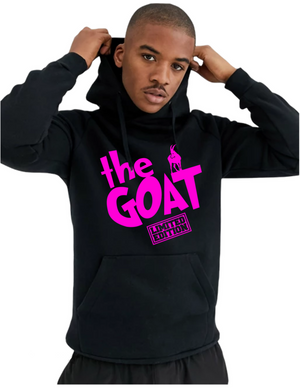“THE GOAT”Graphic pullover hoodie