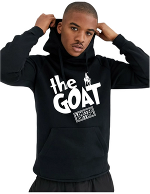 “THE GOAT”Graphic pullover hoodie