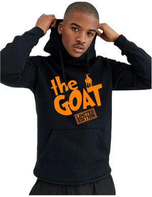 “THE GOAT”Graphic pullover hoodie