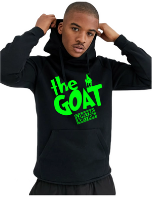 “THE GOAT”Graphic pullover hoodie